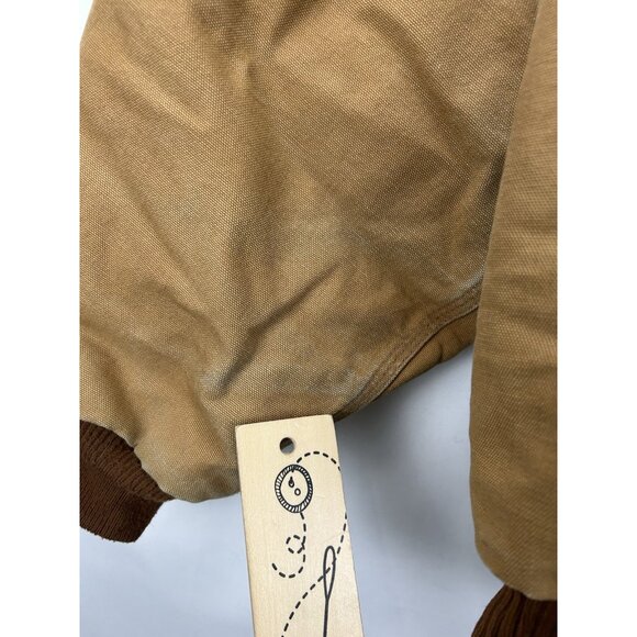 VTG Carhartt Jacket Men 3XL Hooded Full Zip Workwear J140 BRN Quilted Lined USA - Picture 11 of 16